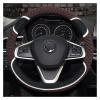 FUERU Car Steering Wheel Cover Set Universal Car Steering Wheel Cover Ice Silk Linen Sweat-Absorbing Breathable Car Interior (Color : 4#) view 1