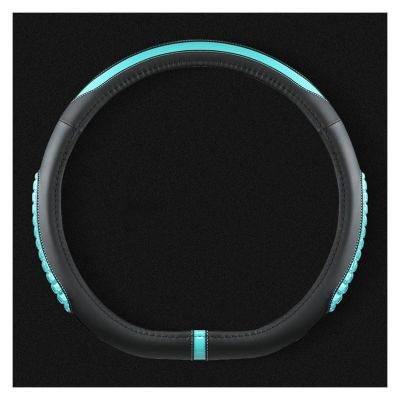 FUERU Car Steering Wheel Cover Set Car Steering Wheel Cover D Type Silicone Ultra-Thin Touch Comfortable Car Interior Gift (Color : 1#)