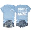 Somebody Feral Aunt Shirt Feral Aunt Shirt Someone's Feral Aunt Tee Casual Tshirts Fun Saying Tee Funny Crewneck Vintage Tank Tops Short Sleeve Babyblue view 2