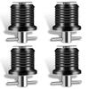 4 Pcs T-Handle Boat Drain Plug for 1 Inch Diameter Drains Stainless Steel Handle Marine Boat Drain Twist Plug view 1