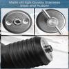4 Pcs T-Handle Boat Drain Plug for 1 Inch Diameter Drains Stainless Steel Handle Marine Boat Drain Twist Plug view 3