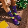 Kawaii Sock psychedelic mushroom Socks Psychedelic mushroom Womens Long Socks view 4