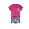 Someone's Feral Wife T Shirt Feral Wife Shirt Somebody S Feral Wife Shirt Casual Vintage T-Shirts Fun V Neck Tee Funny Tank Tops Loose Tshirts Women Gifts Pink view 2