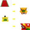 CALMR 9 Inches Lion Dance Mascot Costume Unique Traditional Mascot Lion Dance Head Fun Gongs and Drums Lion Dance Head view 3