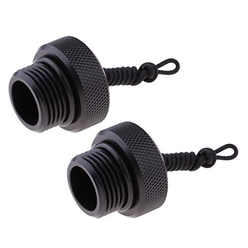 2pcs Scuba Diving First 1st Stage DIN Regulator Tank Valve Cover Thread Cap