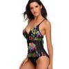 Bikini Color, Atmosphere, Happy Birthday Bathing Suit Women's Swimwear One-Piece Swimming Costume Tummy Control Swimsuits S view 4