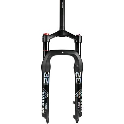 Gaderth Bike Suspension Fork, 20 inch Fat Bike Straight Front Fork, 4.0" Tire 135mm Air Double Shoulder Bicycle Front Fork, Snow Beach Shock Absorber Mountain Bike MTB Fork 20 inches