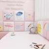 Cartoon Weather Forecast Pattern Anti-Collision Wall Sticker, 3D Three-Dimensional PU Self-Adhesive Soft Wall Panel (Color : A9) view 3