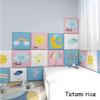 Cartoon Weather Forecast Pattern Anti-Collision Wall Sticker, 3D Three-Dimensional PU Self-Adhesive Soft Wall Panel (Color : A11) view 2