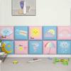 Cartoon Weather Forecast Pattern Anti-Collision Wall Sticker, 3D Three-Dimensional PU Self-Adhesive Soft Wall Panel (Color : A11) view 3