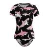 Bikini Shark Bathing Suit Women's Swimwear One-Piece Swimsuit Tummy Control Swimsuits 2XL view 1
