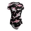 Bikini Shark Bathing Suit Women's Swimwear One-Piece Swimsuit Tummy Control Swimsuits 2XL view 2