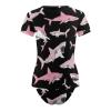 Bikini Shark Bathing Suit Women's Swimwear One-Piece Swimsuit Tummy Control Swimsuits 2XL view 3