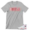 Shirt to Match JOR.DAN 7 White Infrared Men's Graphic T Shirt, Trendy Men's Tees view 1