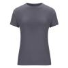 Women's Stretchy Basic Tshirts Tops Summer Crewneck Slim Fit Blouses Short Sleeve Cute Clothes Y2K Tops Dark Gray view 4