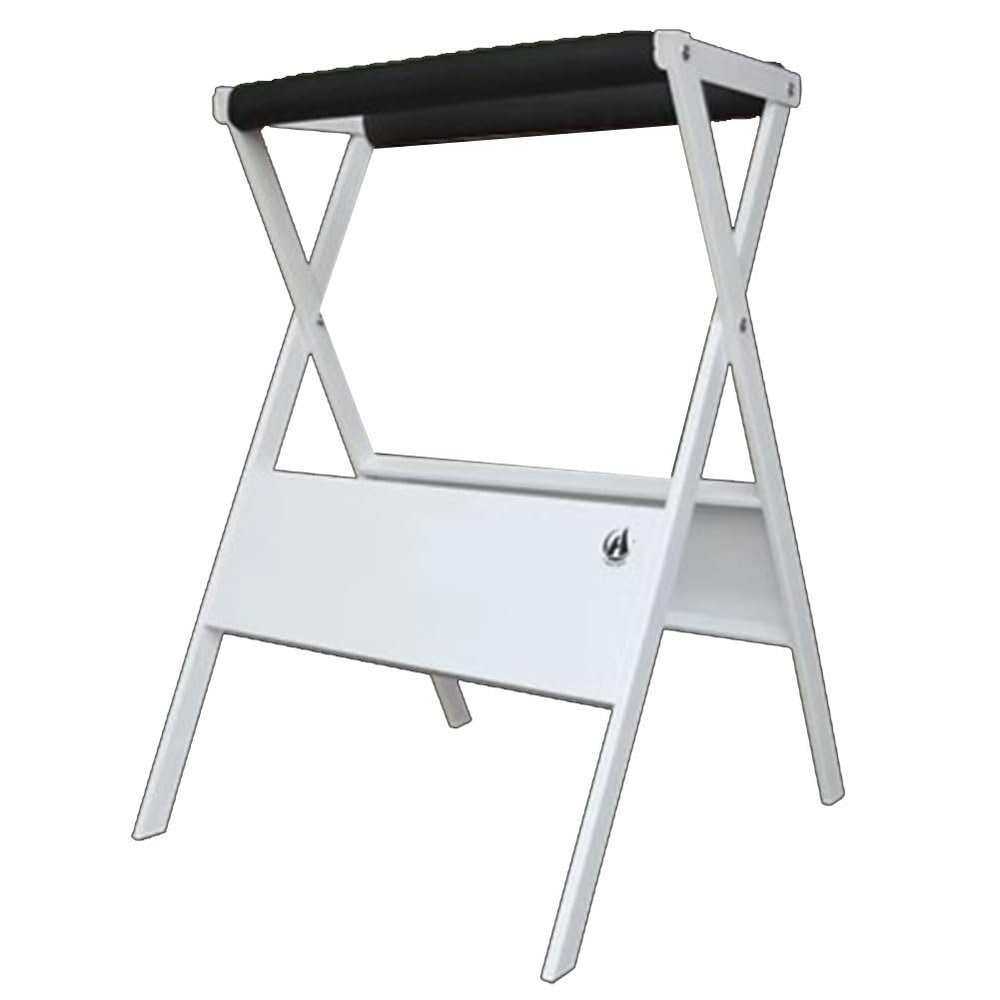 GRRICEPL Tennis Racket Storage Rack Stand, Tennis Racquet Holder, Racket Holder, Floor-StandingDurable and Easy to Install(White)