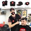 Custom Barber Smocks Personalized Barber Vest Design Logo Name, Polyester Workwear Jacket for Barbershop Hair Salon Stylist view 4