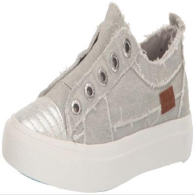 Blowfish Malibu Women's Play Slip On Sneaker, Microchip Light Grey
