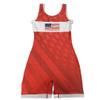 Athena Wrestling - Patriot Red Womens/Girls Freestyle Singlet view 2