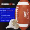 LeCool Football Mouth Guard with Connected Strap- 3D Beast Chrome Adult and Youth Mouth Guard-Mouth Piece for Sports for Maximum Air Flow and Teeth Protection (White, with Diamonds) view 2