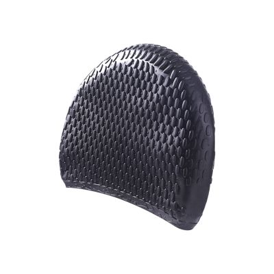 Adult Silicone Water Droplet Swimming Hats Fashion Increases Men's and Women's Universal Ear Long Hair Long Hair