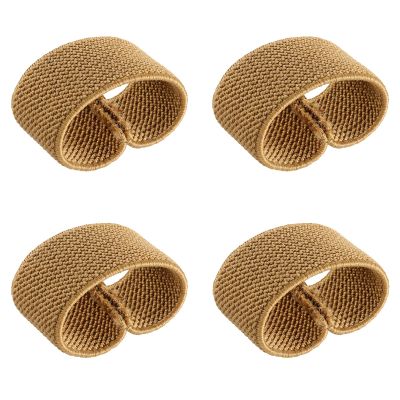 FRTKK 4PCS Military Belt Keepers Webbing Holder Tactical Elastic Belt Loop Stays Backpack/Harness Strap/Sling Retainer Band Organizers(Coyote Brown)
