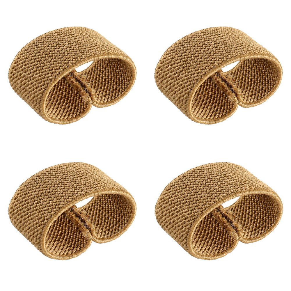 FRTKK 4PCS Military Belt Keepers Webbing Holder Tactical Elastic Belt Loop Stays Backpack/Harness Strap/Sling Retainer Band Organizers(Coyote Brown)