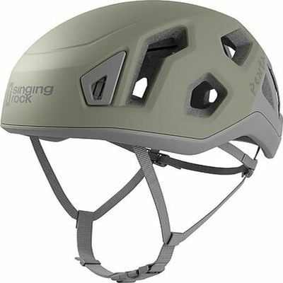 Singing Rock Penta 2 Lightweight Climbing Helmet | Ideal for Sport Climbing, Trad Climbing, and Mountaineering | Gray Medium/Large