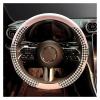 FUERU Car Steering Wheel Cover Set Universal Car Steering Wheel Cover Genuine Leather Four Seasons Universal Fashion Car Interior (Color : 2#) view 1