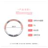 FUERU Car Steering Wheel Cover Set Universal Car Steering Wheel Cover Real Leather Ultra-Thin Waterproof Anti-Wrinkle Car Interior (Color : 4#) view 2