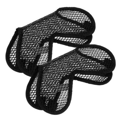 LALAFINA 2pcs Protective Helmet Pad Liner for Outdoor Cycling Black 3d Mesh