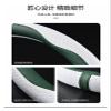 FUERU Car Steering Wheel Cover Set Universal Car Steering Wheel Cover Real Leather Ultra-Thin Breathable Moisture Drainage Car Interior (Color : 5#) view 4