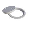 FERDUS Ship Fittings 4/6/8''White Circular Non Slip Inspection Deck Plate Hatch w/Detachable Cover for Access Boat RV Stainless Steel (Color : 6 Inch) view 4