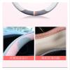FUERU Car Steering Wheel Cover Set Universal Car Steering Wheel Cover Real Leather Ultra-Thin Waterproof Anti-Wrinkle Car Interior (Color : 2#) view 3