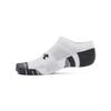 Under Armour Unisex-Adult Performance Cotton No Show Socks 3 Pack, (100) White/White/Pitch Gray, Medium view 4