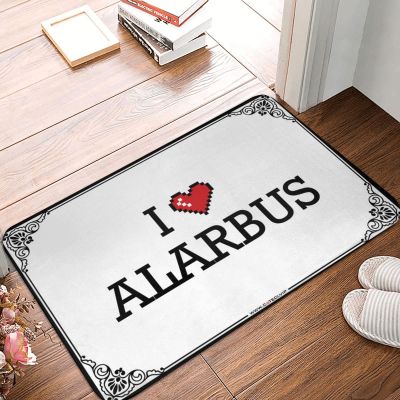 Abipuir Doormats Outdoor I Love Alarbus Doormat Positive Doormat Garage Accessories for Man Cave (Color : Colour, Size : 40X60CM)