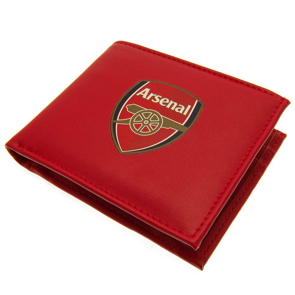 Arsenal FC Crest PU Wallet (One Size) (Red)