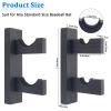 Boyistar Baseball Bat Wall Mount Set, Display Rack for Baseball Bat Hanger Holder with Hidden Screws, Soft Liner, Clean Cloth for Baseball Softball Bat Display Case Rack Brackets view 2