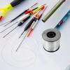 Angoily 1set Nylon Fishing Line with Aluminum Crimping Sleeves for Crafts Clear Hanging String for Jewelry Making and Flexible Fishing Wire view 2