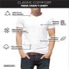 Classic Men's Short Sleeve Cotton Undershirts | Crew Neck T Shirt - Multi & Bulk Wholesale Packs view 2