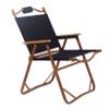 MRTURK Camping Folding Chair Outdoor Portable Aluminum Alloy Camping Folding Stool Folding Chair Largealuminumtubeblack view 1