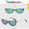 Kursan Polarized Kids Sunglasses for Girls Boys Mirrored Lens Vintage Sun Glasses Shades Age 3-9, 100% UV Protection (Two Pack (Clear Pink/Pink + Leopard/Green)) view 3