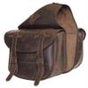 Western Leather Saddle Bag with Straps & Brass/SS Buckles for Horses/Horse Saddle Bag/Saddle Bag for Horse Saddle ME-WSB-031 view 1
