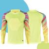 ZUYPSK Boy's Goalie Shirt Padded Protection Long Sleeve Shirt Soccer Goalkeeper Jersey Football Uniform (as1, Numeric, Numeric_12, Regular, Yellow) view 2