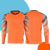 ZUYPSK Boy's Goalie Shirt Padded Protection Long Sleeve Shirt Soccer Goalkeeper Jersey Football Uniform (as1, Numeric, Numeric_11, Regular, Orange) view 4