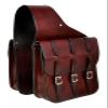 Western Leather Saddle Bag with Straps & Brass/SS Buckles for Horses/Horse Saddle Bag/Saddle Bag for Horse Saddle ME-WSB-035 view 1
