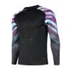 TAIKMD Boys Football Goalkeeper Jersey Padded Protection Goalie Shirt Long Sleeve Training Soccer Tops Clothes (US, Numeric, 11, Regular, Black) view 1