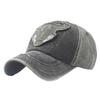 Women Men Washed Distressed Baseball Cap Embroidery Adjustable Denim Hats Vintage Streetwear Hip Hop Trucker Hat (Green, One Size) view 1