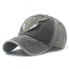 Women Men Washed Distressed Baseball Cap Embroidery Adjustable Denim Hats Vintage Streetwear Hip Hop Trucker Hat (Green, One Size) view 2