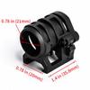 VICTORFIRE Tactical Nylon Flashlight Ring Mount for Helmet fits 20mm Picatinny Rail view 4